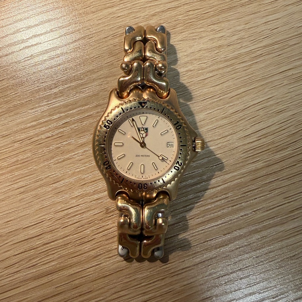 ✨ Vintage TAG Heuer 2000 Series Gold-Tone Watch ✨